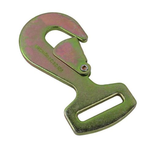 Крюк для стяжного ремня 5 т. 50 мм. плоский с фиксатором